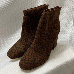 NEW W/O BOX LOFT Leopard Ankle Booties